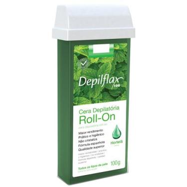 Imagem de Cera refil roll on depilação depilflax hortela 100g