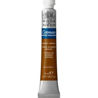 Imagem de Aquarela Winsor & Newton Cotman 8ml 076 Burnt Umber - WINSOR NEWTON