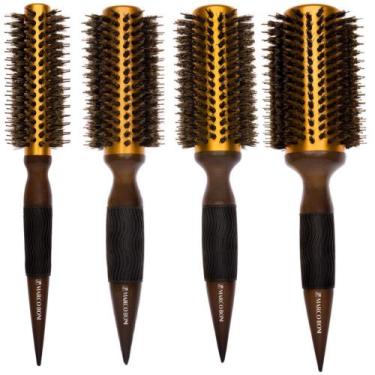 Imagem de Marco Boni Escova Térmica Metálica Madeira Cabo Pontiagudo Pp P M G (4