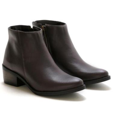 Imagem de Bota Feminina Cano Médio Bico Fino Conforto Casual - E. Setting, 38, M