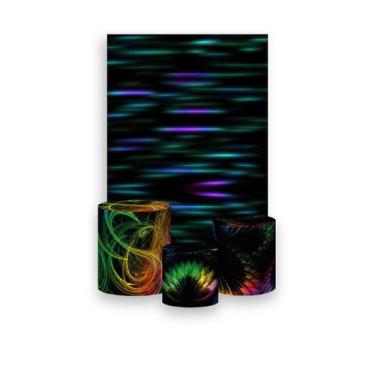 Imagem de Painel De Festa Vertical 1,50 x 2,20 + Trio De Capas Cilindro - Asas C