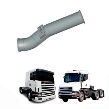 Imagem de Tubo Intermediário Scania T/R 124 Até 2002 Aço 4,5 Polegadas - Bepo