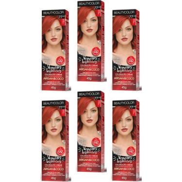 Imagem de Beauty Color Tintura 76.44 RUIVO ABSOLUTO TESTE 45gr (06 Unidades) Cor
