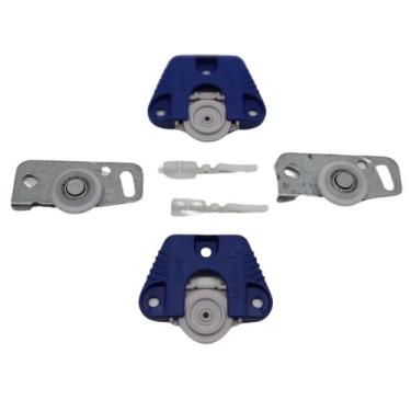 Imagem de Kit Para Porta De Correr Sobrepor Joelini Jp25 Guia Normal Acabamento 