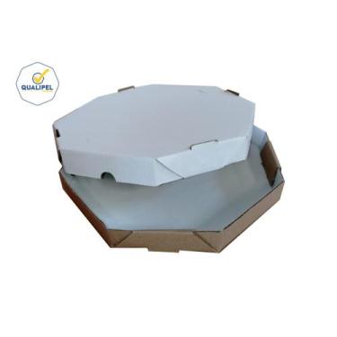 Imagem de Caixa de Pizza, Salgado, Oitavada 35cm pacote com 50 unidades - Qualip