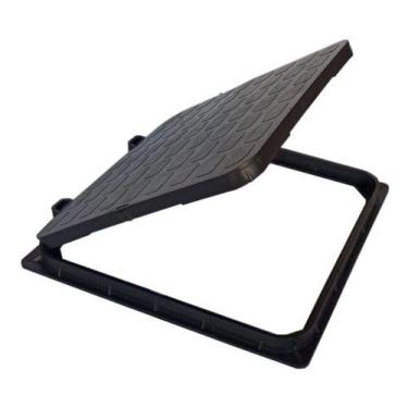 Imagem de Tampa Caixa Inspeção 40x40cm Polipropileno Bloqueia Inseto - Bragioni