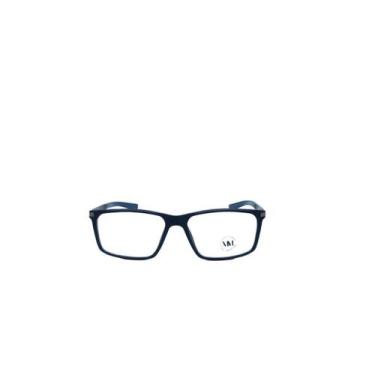 Imagem de Armação Óculos Grau Acabamento Fosco Retangular MM Óculos, C3, Único