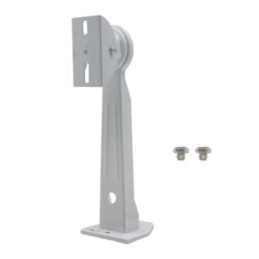 Imagem de NVRTTRR Suporte de montagem de câmera de segurança para miniprojetor para câmera com projetor de parede com cabeça de parafuso de 1/4 e caixa de webcam (branco) (28 cm)