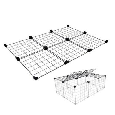 Imagem de Teto ou Fundo para Cercado Aramado Pet 60x90cm com Telas e Conectivos 