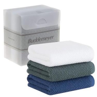 Imagem de Kit Jogo Pano De Prato Buddemeyer 3 Peças Copa Gourmet 100% Algodão, B