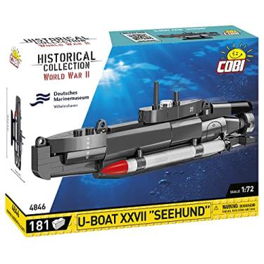Imagem de COBI Historical Collection WWII DEUTSCHES MARINEMUSEUM U-Boat XXVII SEEHUND Submarine_AB