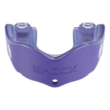 Imagem de Shock Doctor Protetor bucal unissex sem sabor Gel Max, roxo, juvenil EUA