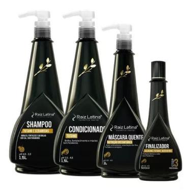 Imagem de Raiz Latina Kit Profissional Tutano e Silicone 4 Itens