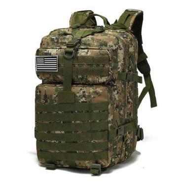 Imagem de Mochila  Militar 50 Litros Resistente A Água Tática Grande - Tem Tudo 