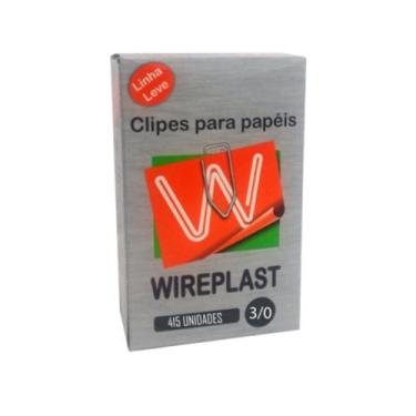Imagem de Clips Para Papel Galvanizado 3/0 Caixa C/ 500g - Wireplast