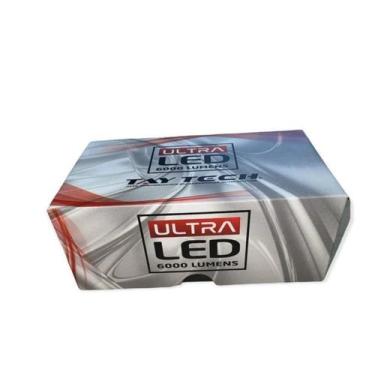 Imagem de Par Lâmpada Tay Tech Ultra Led 6000 Lúmens 40W 12/24V, H11