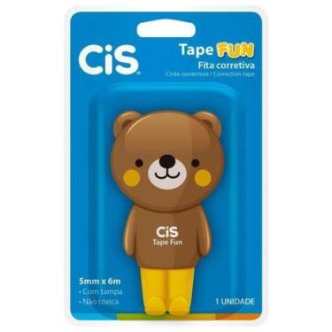 Imagem de Fita Corretiva Cis Tape Fun Animais em fita 5mmx6m., URSO