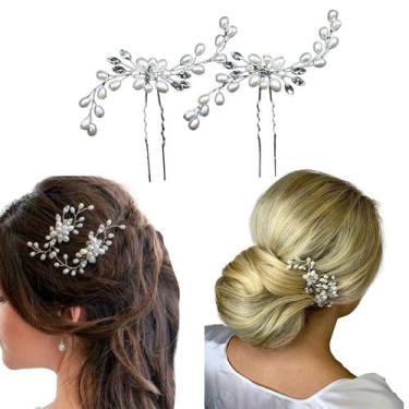 Imagem de Grampo Grinalda Acessório Presilha Cabelo De Noiva A8 - Milly - O Shop