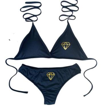 Imagem de Biquíni Asa Delta Suplex Estampa Refletiva - Gringas Model
