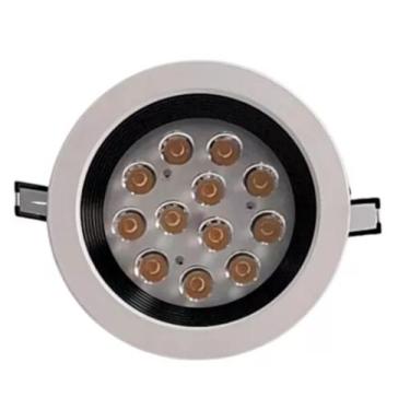 Imagem de Luminária Led Embutir Circular 12w 3000k Branco Quente - Sends