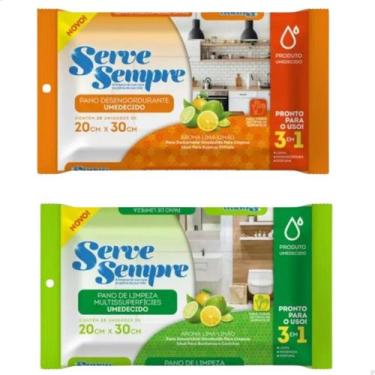 Imagem de Pano descartável Multisuperfícies e desengordurante Prático Rápido Efi