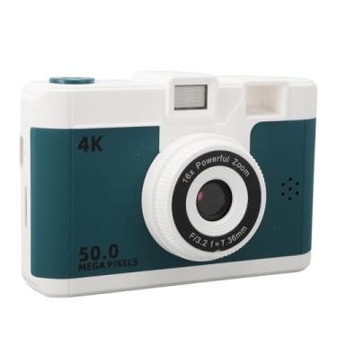 Imagem de Câmera Digital Vintage, Câmera 1080P 50MP Com Zoom 8x, Câmera Pequena Compacta, Tela de 2,4 Polegadas, Apontar e Disparar, Câmera de Vlogging Infantil e Adolescente para Viagens