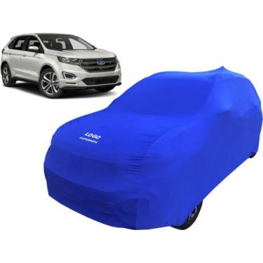 Imagem de Capa De Tecido P/ Proteger Carro Ford Edge - Mz, Azul