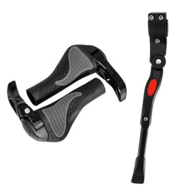 Imagem de Kit Par de Manopla Punho + Pezinho Descanso lateral de Bicicleta - AAA