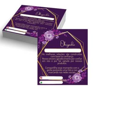 Imagem de 25 Cartão agradecimento Cliente pela compra, mimo,  Diversos - Teodoro