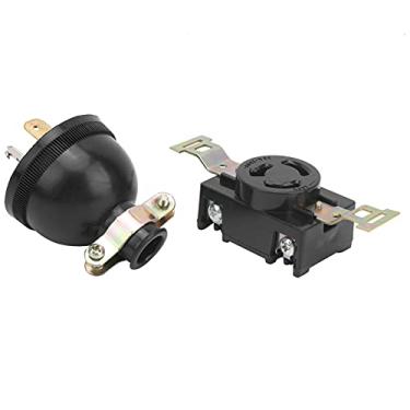 Imagem de Plugue de Soquete de 3 Furos para Gerador Pco 1881 Plástico, Cobre Plugue de Soquete de 3 Furos para Gerador Monofásico Acessórios para Motor de Cobre 3/5/6,5/8Kw Kit de