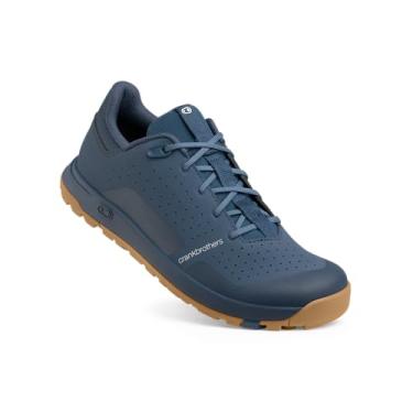 Imagem de Crankbrothers Tênis unissex para ciclismo de montanha com estampa de trilha, Azul, 3