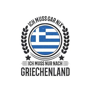 Imagem de Griechenland Reise Notizbuch: Griechenland Urlaub Reise Geschenk / 6x9 Zoll / 120 linierte Seiten