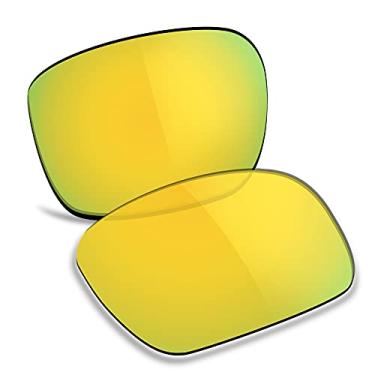Imagem de TRUSHELL Lentes de reposição polarizadas para OAKLEY Valve New 2014 OO9236 Óculos de sol, Amarelo dourado - polarizado, Valve New 2014