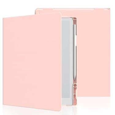 Imagem de E NET-CASE Capa para tablet Remarkable 2 de 10,3 polegadas, design fólio fino e leve, capa para notáveis 2 papéis digitais com suporte para lápis (rosa)