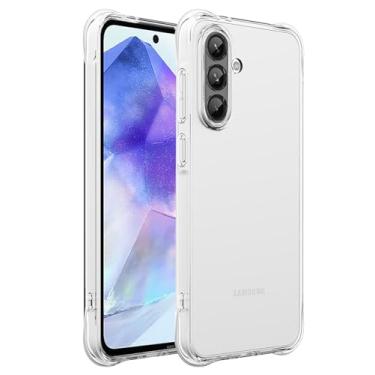 Imagem de Starhemei Capa para Galaxy A56 5G, capa para Samsung A56 5G, TPU macio para meninas e mulheres, capa de telefone com absorção de choque flexível airbag capa de proteção para Samsung Galaxy A56 5G