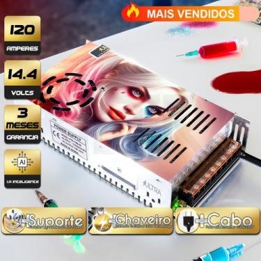 Imagem de Fonte Automotiva 120A 200A 14.4V Cheque Mate EDIÇÃO LIMITADA Som Autom