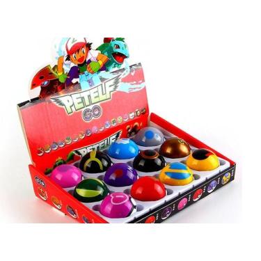 Imagem de Pokebola Com 12 Pokémon Sortidos Pokeball - Tamanho:ÚnicoCor:ColoridoG