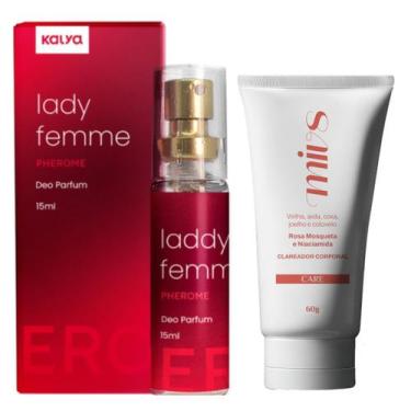 Imagem de Clareador Virilha Axila e Perfume Feminino Feromonio Femme - Mivs