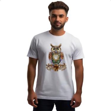 Imagem de Camiseta Unissex Coruja maquina do tempo - Alearts, EG