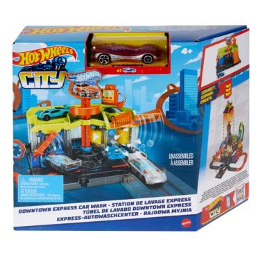 Imagem de Pista Hot Wheels - Lava Rapido Expres no Centro da Cidade MATTEL