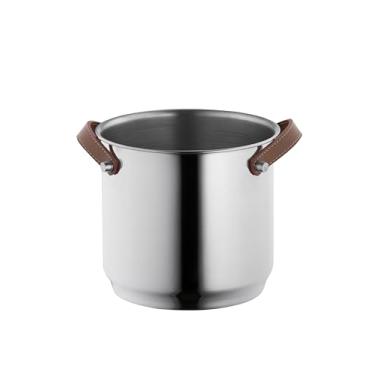 Imagem de Balde Firenze para Gelo 4,5l com Alça de Couro – Forma Inox