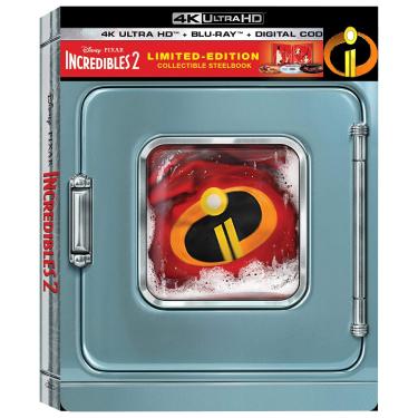 Imagem de Incredibles 2 4K/UHD : SteelBook [Limited Edition] 4K UHD + Blu-ray + Digital Code [Blu-ray]