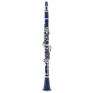 Imagem de summina Clarinete ABS 17 chaves bB Clarinete binóculo soprano plano com luvas de pano de limpeza 10 palhetas chave de fenda estojo de palheta instrumento de sopro de madeira