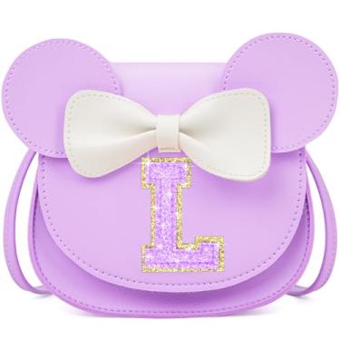 Imagem de OYLOLA Presentes de aniversário para meninas de 3, 4, 5, 6, 7 e 8 anos, bolsa infantil para meninas pequenas, presente para meninas, Roxo