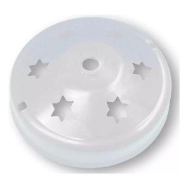 Imagem de Plafon Pera Ventilador Teto Argelux - Arge - NoBrand, Branco