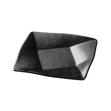 Imagem de Prato de mesa de restaurante, prato quadrado de textura fosca -4010-10