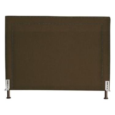 Imagem de Cabeceira de Cama Box Estofada 140 cm Casal Viviane Suede - Fina Mobíl