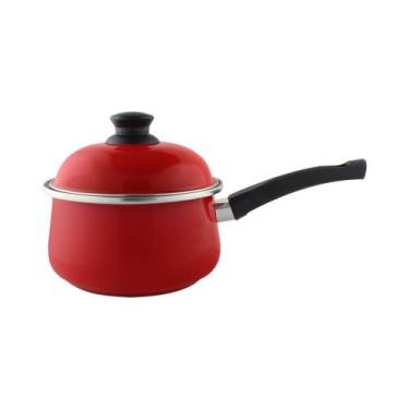 Imagem de Bela Panela em AGATA atoxica Vida Saudadvel inducao Vermelha - Utensil
