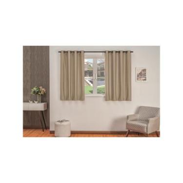 Imagem de Cortina corta sol 2,20x1,30 pequena Madrid - EMPÓRIO DO LAR,  Bege