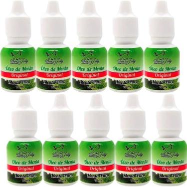 Imagem de Óleo de Menta San Jully Menta Pura Frasco 10ml Kit 10 Unidades